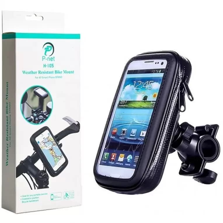 هولدر موبایل ضد آب پی نت P-Net H-105 مخصوص موتور و دوچرخه