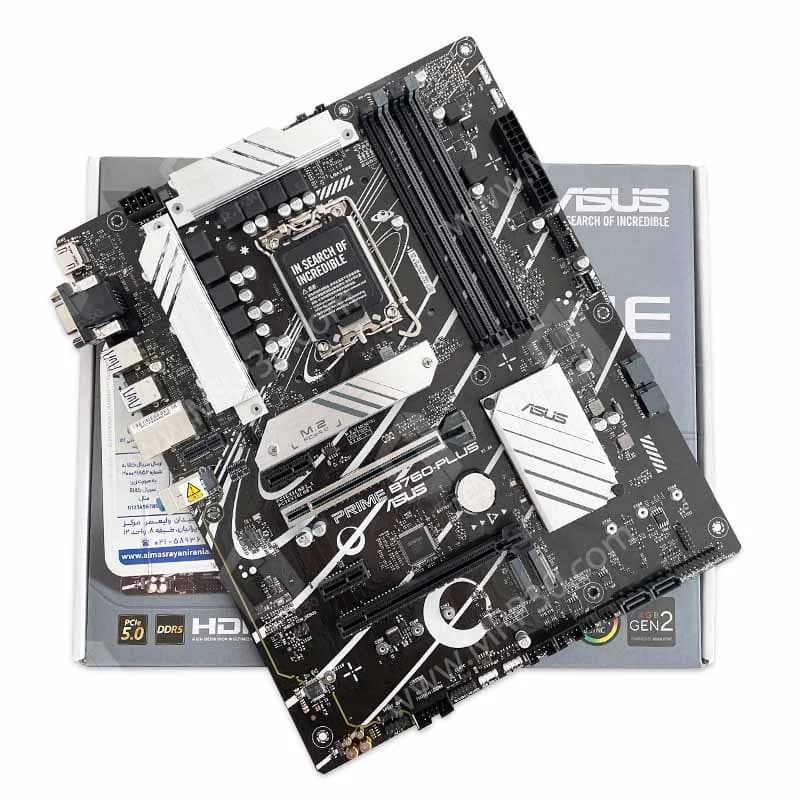 مادربرد ایسوس Asus Prime B760M Plus DDR5 استوک در حد نو گارانتی تا 1407/01 — تصویر ۷