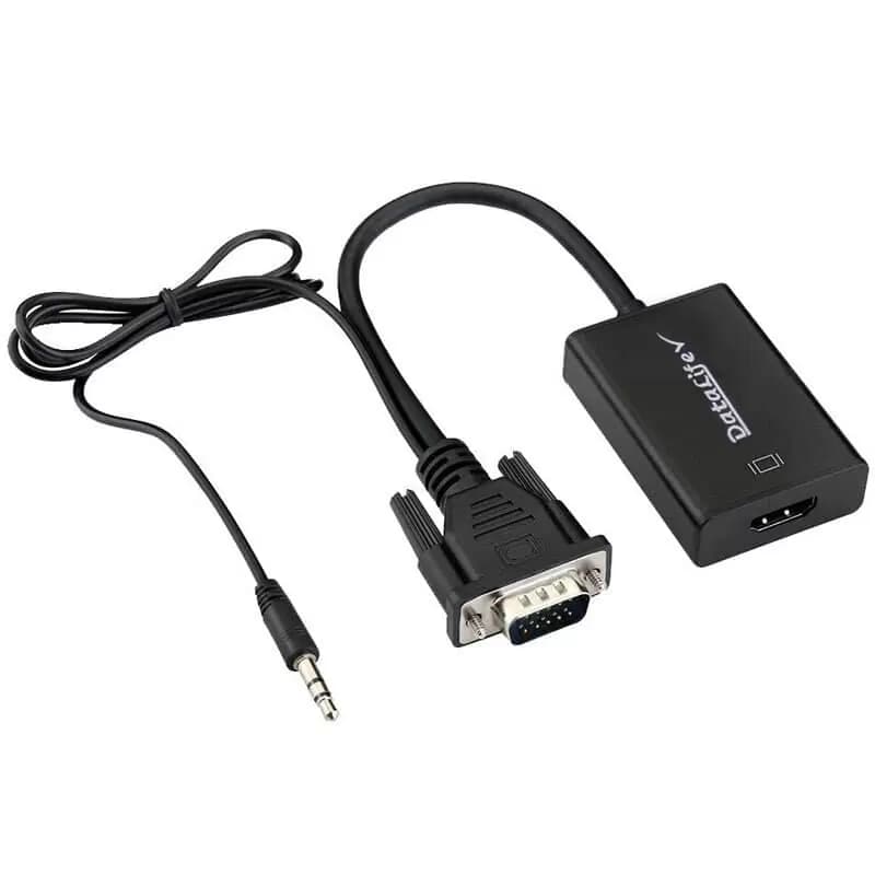 تبدیل VGA به HDMI دیتالایف همراه کابل متصل AUX — تصویر ۲