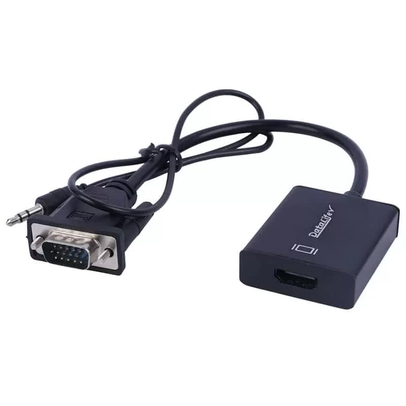 تبدیل VGA به HDMI دیتالایف همراه کابل متصل AUX — تصویر ۳