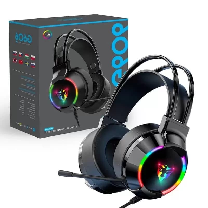 هدست مخصوص بازی G606 USB 7.1 RGB — تصویر ۴