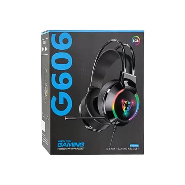 هدست مخصوص بازی G606 USB 7.1 RGB — تصویر ۶