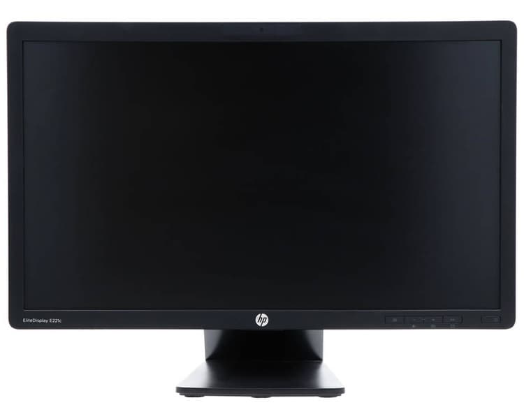 مانیتور استوک HP EliteDisplay E221c | وبکم و اسپیکر داخلی + مقایسه با E221 و E221i — تصویر ۳