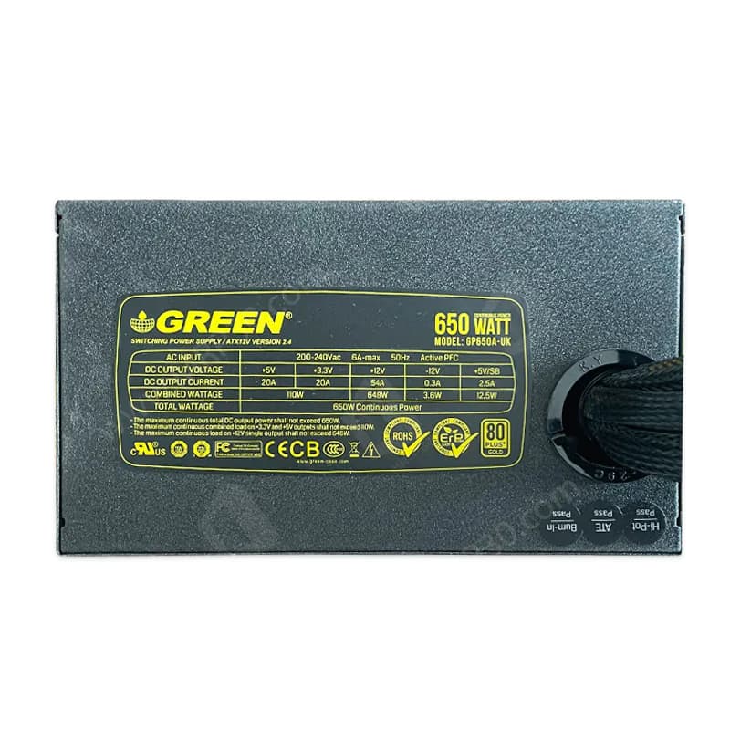 پاور 650 وات گرین Green 650A UK استوک در حد نو — تصویر ۹