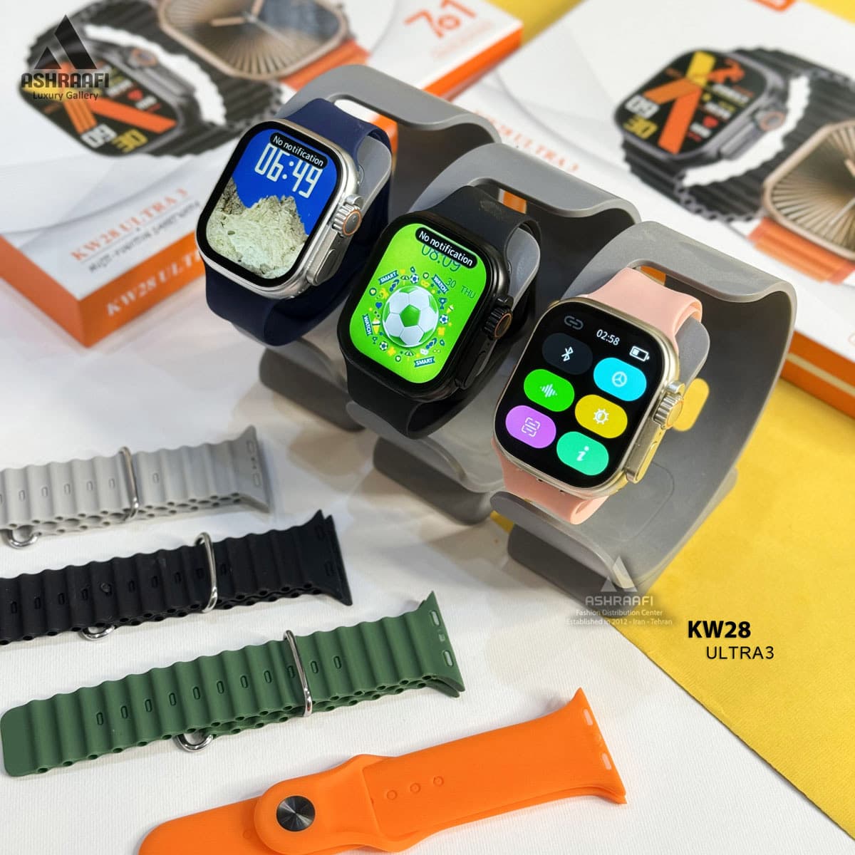 ساعت هوشمند KEQIWEAR مدل KW28 Ultra3 — تصویر ۲