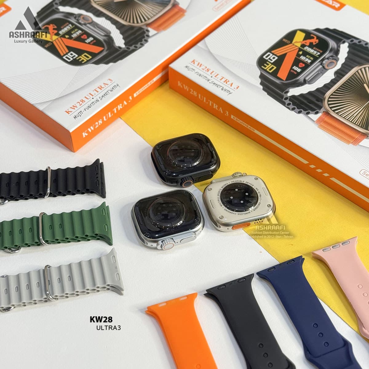 ساعت هوشمند KEQIWEAR مدل KW28 Ultra3 — تصویر ۳