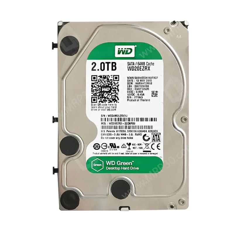هارد اینترنال 2 ترا وسترن Western Digital Green 2TB استوک — تصویر ۸