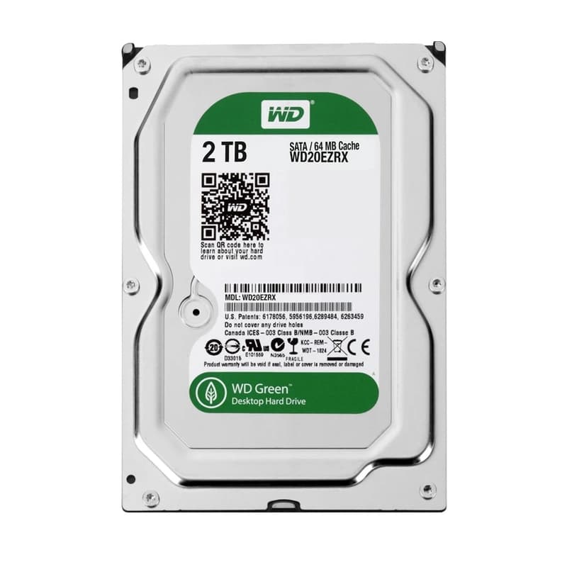 هارد اینترنال 2 ترا وسترن Western Digital Green 2TB استوک — تصویر ۱۰