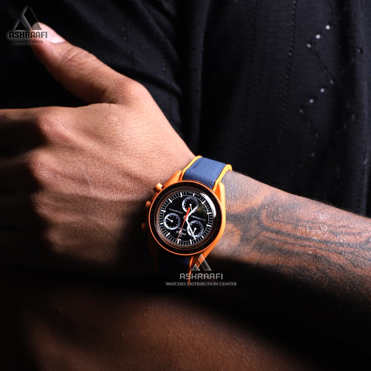ساعت مچی امگا سواچ Omega x Swatch Speedmaster Earth-02 — تصویر ۶