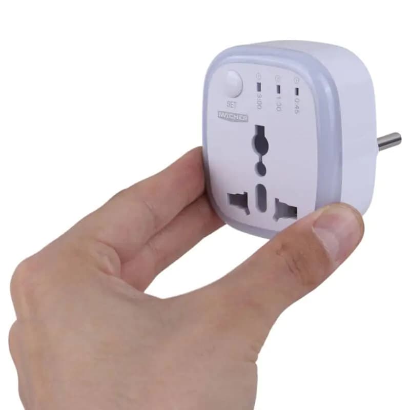 تبدیل برق 3 به 2 تایمردار چراغ دار مچر مدل MR-265 — تصویر ۴