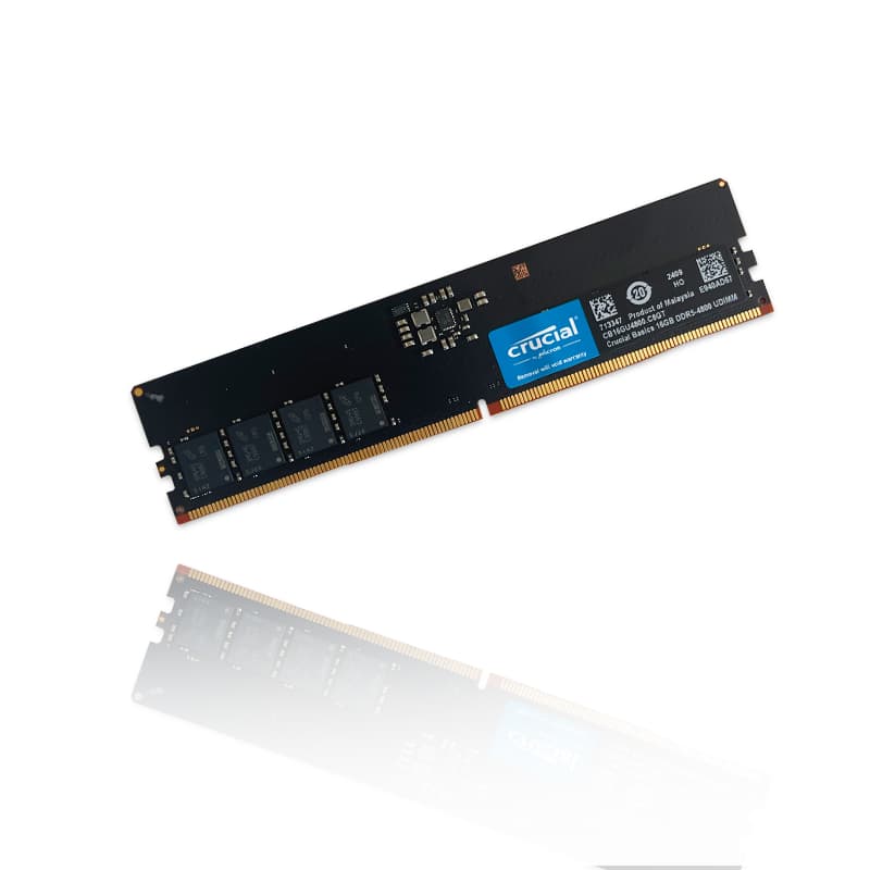 رم کروشال CRUCIAL 16GB DDR5 4800MHz استوک در حد نو با گارانتی