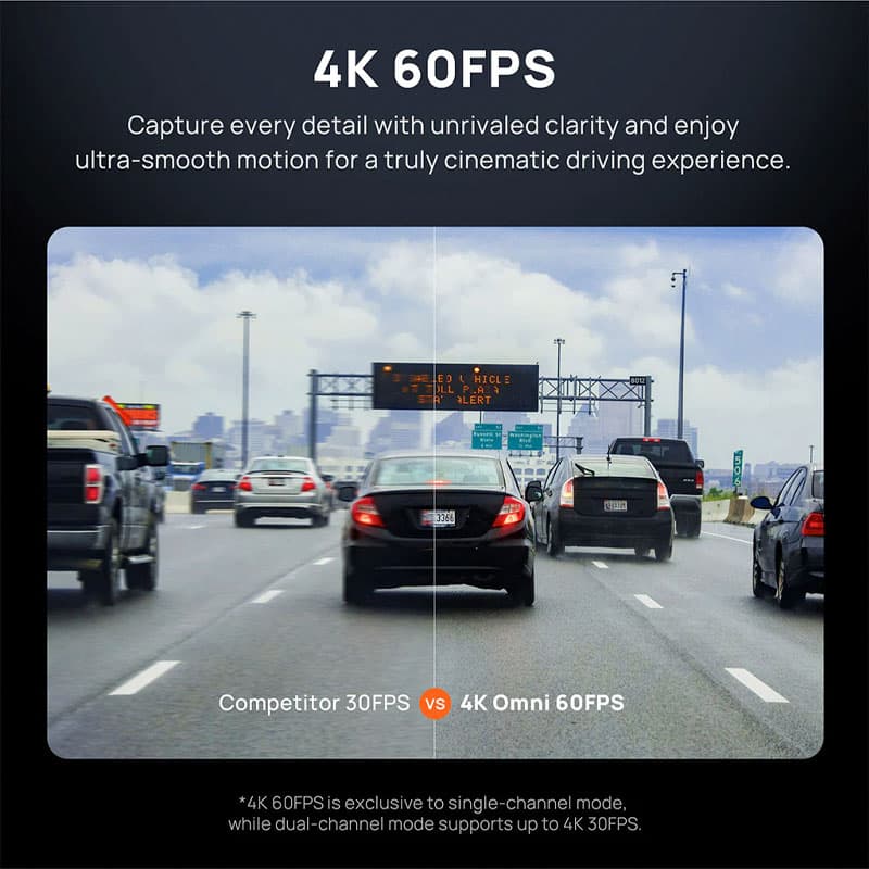 دوربین ثبت وقایع خودرو 70mai Omni X800 — تصویر ۹