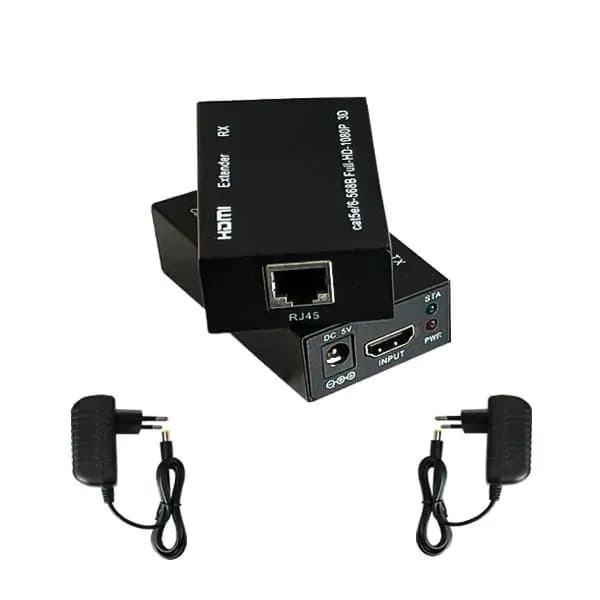 مبدل افزایش طول تحت شبکه HDMI مدل HDTV-60M 1080P