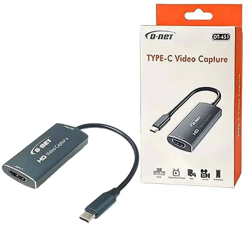 کارت کپچر HDMI تایپ سی دی نت مدل DT-451 — تصویر ۵