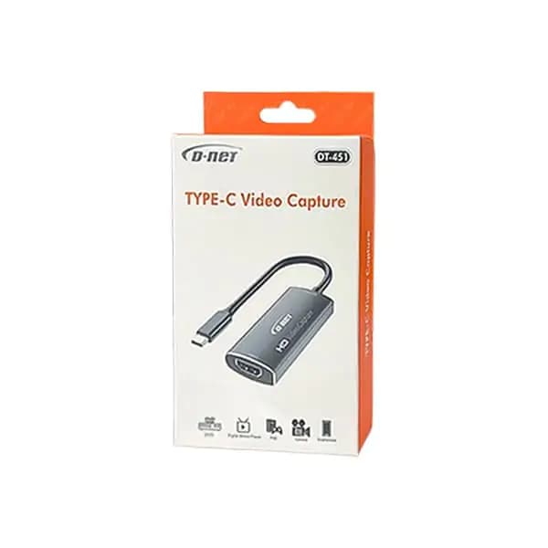 کارت کپچر HDMI تایپ سی دی نت مدل DT-451 — تصویر ۴