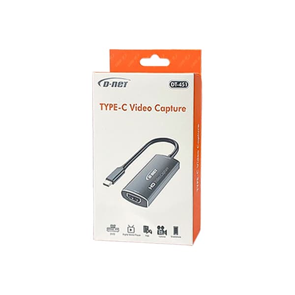 کارت کپچر HDMI تایپ سی دی نت مدل DT-451 — تصویر ۱۰
