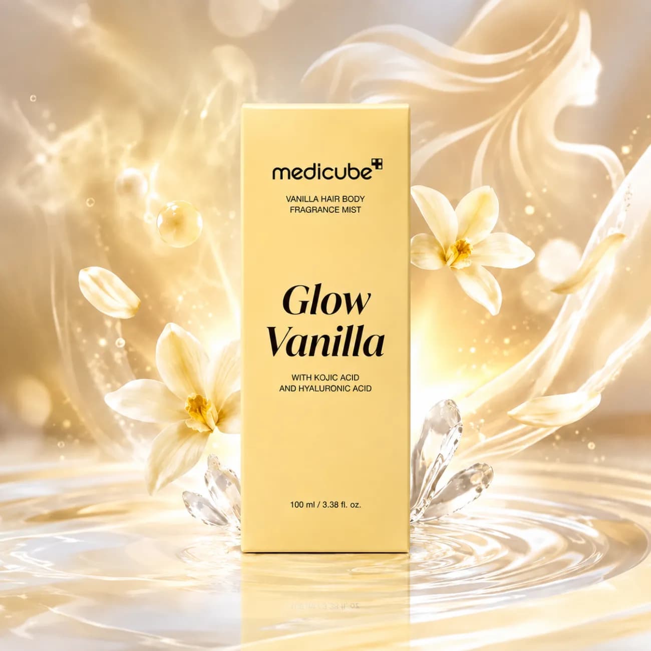 میست مو و بدن مدی کیوب با رایحه وانیل Medicube Glow Vanilla — تصویر ۳