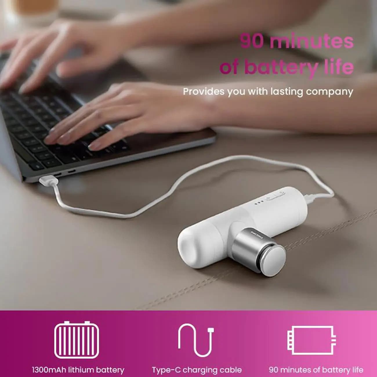 ماساژور تفنگی حرارتی فیلیپس Philips مدل PPM3302G — تصویر ۶