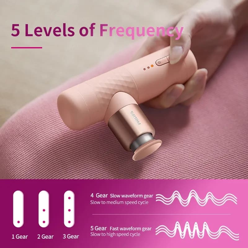 ماساژور تفنگی حرارتی فیلیپس Philips مدل PPM3302G — تصویر ۷