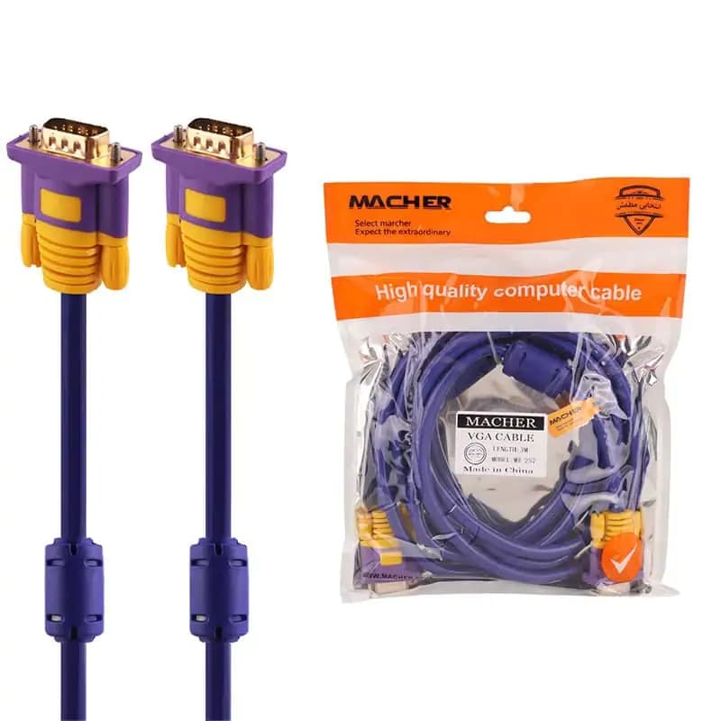 کابل VGA مچر 3 در 9 به طول 3 الی 20 متر