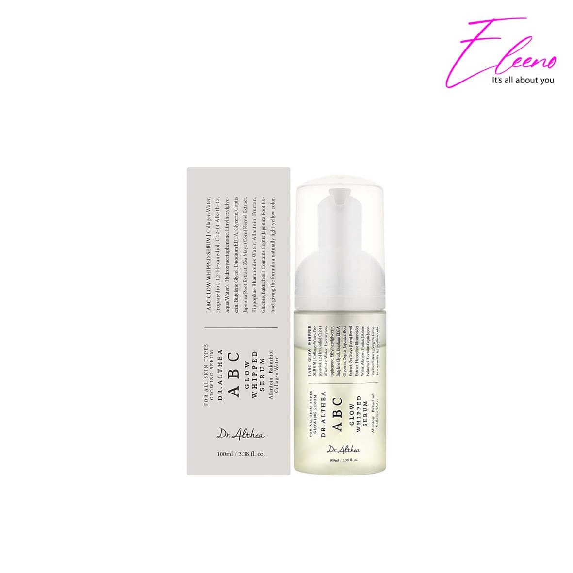سرم درخشان کننده پوست دکتر آلتیا Dr Althea ABC Glow Whipped