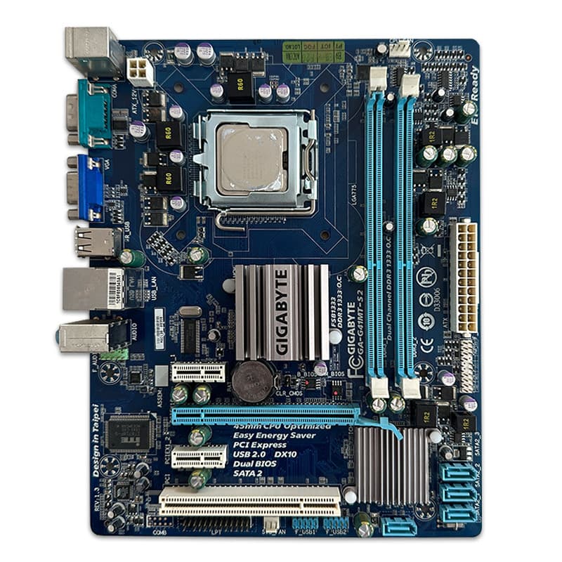 باندل Gigabyte GA-G41MT-S2 + Core 2 Quad Q6600 استوک — تصویر ۲