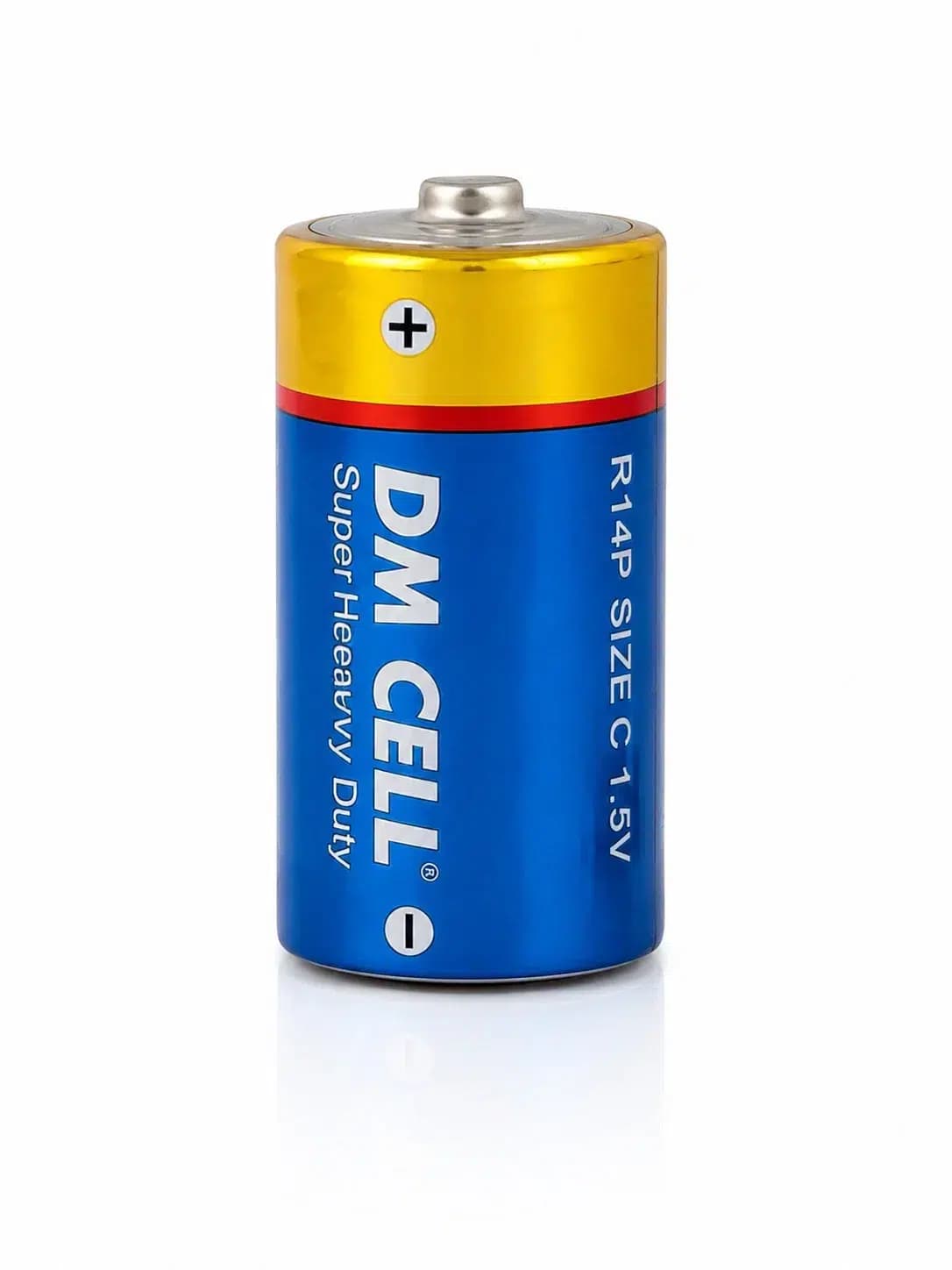 باتری سایز C دی ام سل DM CELL مدل Super Heavy Duty | باتری 1.5 ولت بسته دو عددی — تصویر ۲