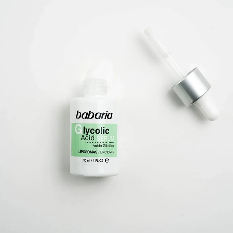 سرم ضد جوش و لایه بردار و بازسازی کننده پوست گلیکولیک اسید باباریا Babaria حجم 30 میل — تصویر ۳