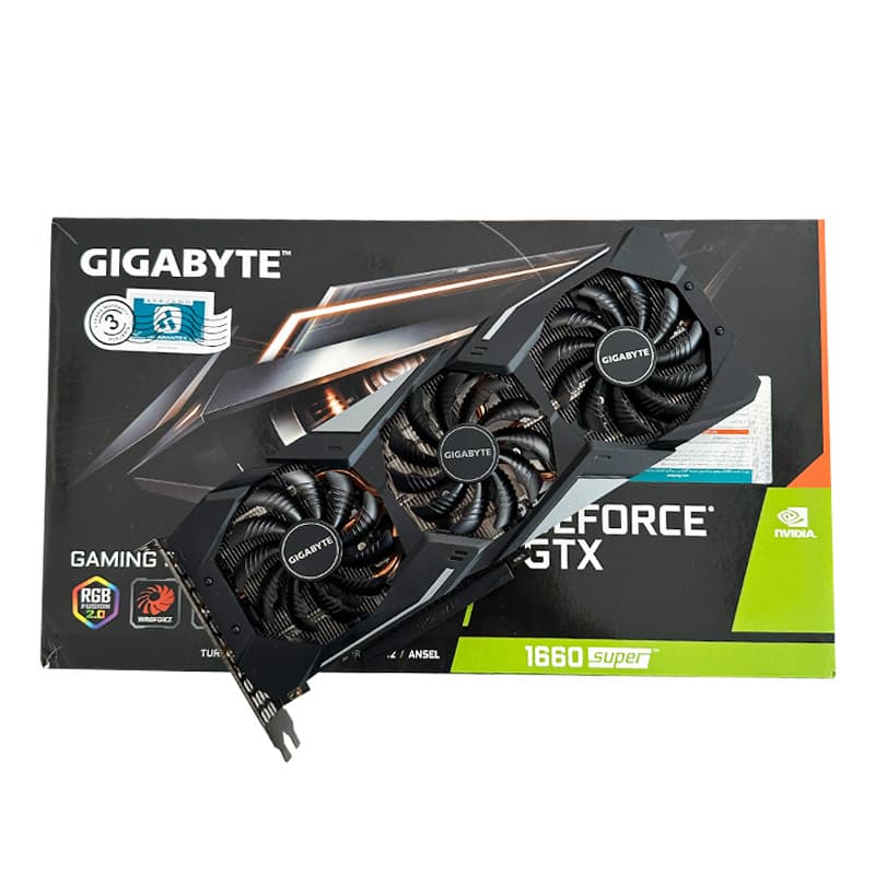 گرافیک Gigabyte GTX 1660 Super OC 6G GDDR6 استوک در حد نو — تصویر ۲