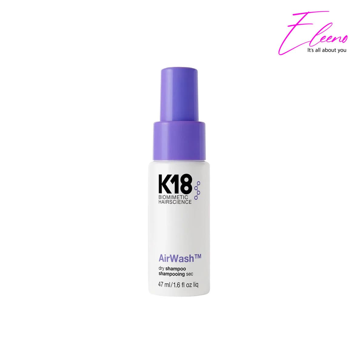 شامپو خشک کی 18 موی چرب k18 dry shampoo