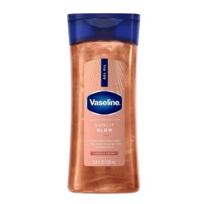 روغن بدن وازلین شاین دار طلایی روشن Vaseline Sinlit Glow — تصویر ۲