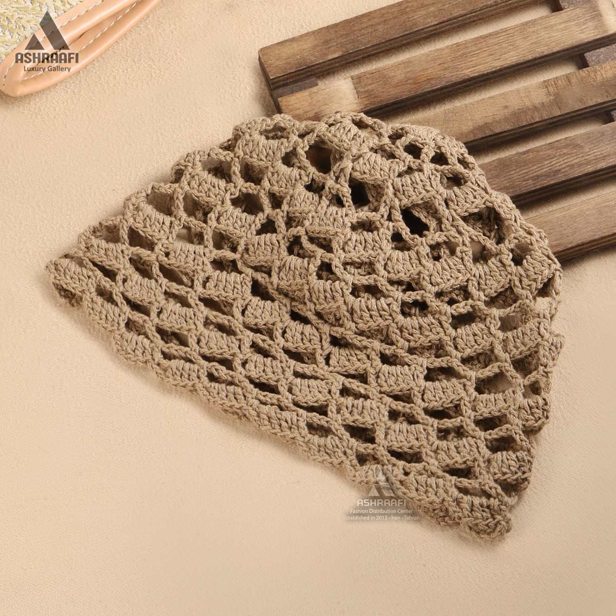 کلاه قلاب بافی Crochet Hat HA196 — تصویر ۳