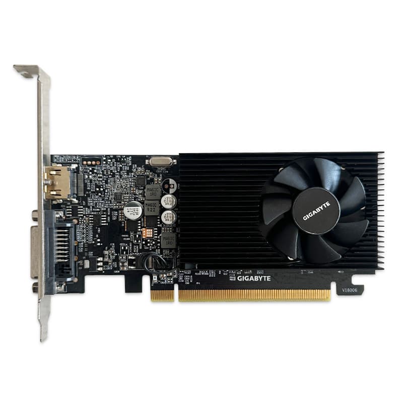 کارت گرافیک گیگابایت Gigabyte GT 1030 LP 2GB DDR4 استوک در حد نو