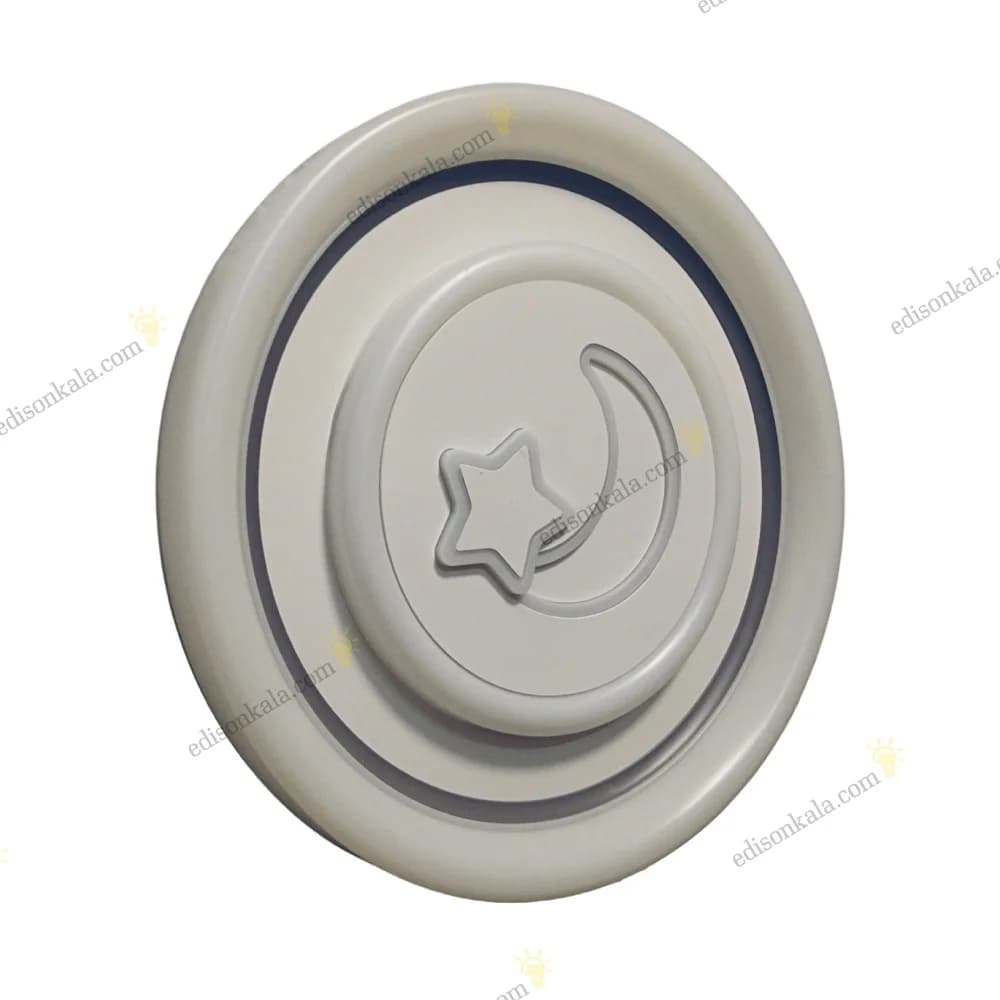 چراغ سقفی گرد ویمکس طرح ماه و ستاره 4 حالته | بهترین چراغ مدرن مینیمال اتاق کودک — تصویر ۴