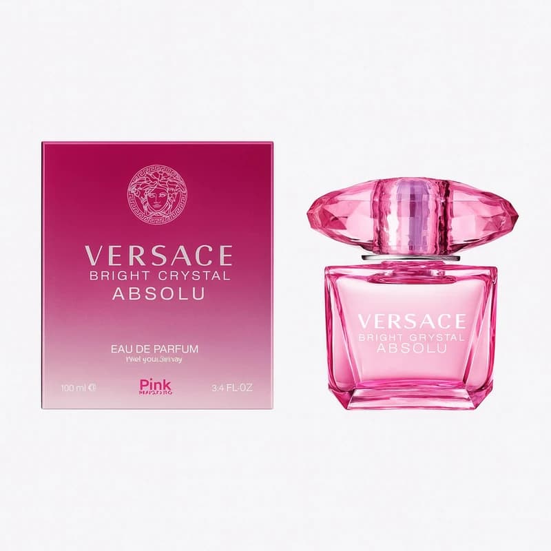 ادوپرفیوم زنانه پینک ویژوآل مدل VERSACE ABSOLU با رایحه گرم حجم 100 میلی‌لیتر