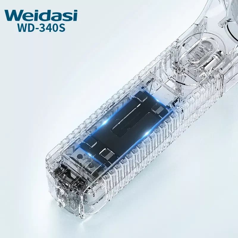 چراغ قوه شارژی خورشیدی ویداسی مدل WD-340S | پرنور و قابل حمل — تصویر ۵