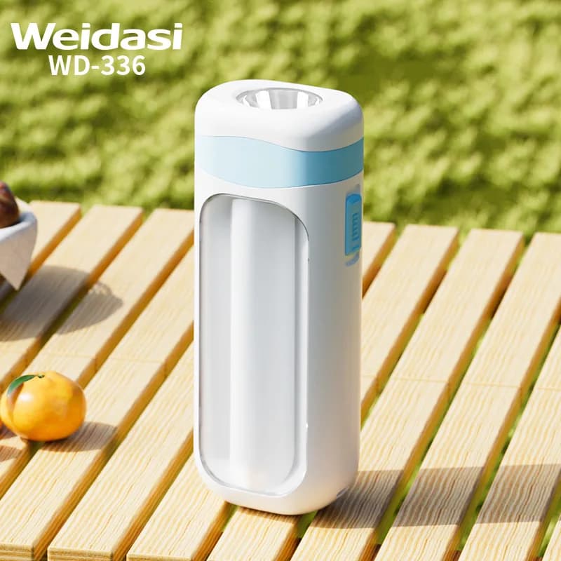 چراغ اضطراری جیبی شارژی ویداسی WD-336 | مناسب کمپینگ و قطع برق — تصویر ۸