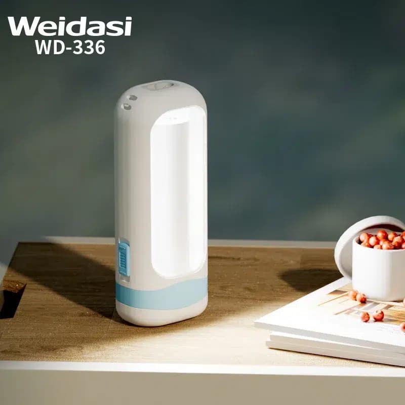 چراغ اضطراری جیبی شارژی ویداسی WD-336 | مناسب کمپینگ و قطع برق — تصویر ۵