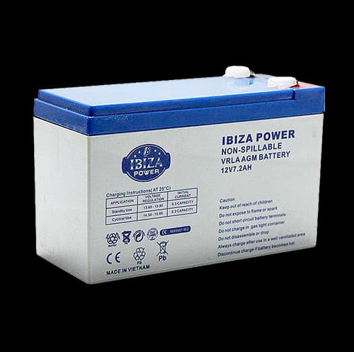 باتری 12 ولت 7.2 آمپر ایبیزا پاور (IBIZA POWER)