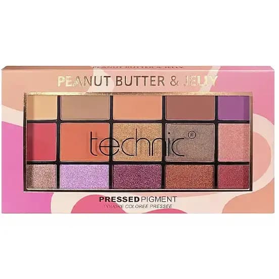 پالت سایه چشم Peanut Butter & Jelly تکنیک 15 رنگ Technic — تصویر ۳