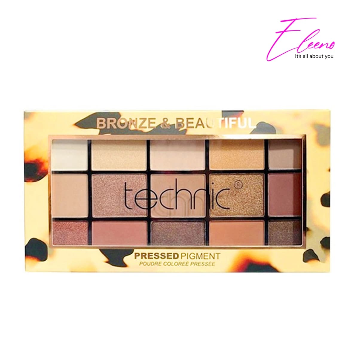 پالت سایه چشم Bronze & Beautiful تکنیک 15 رنگ Technic