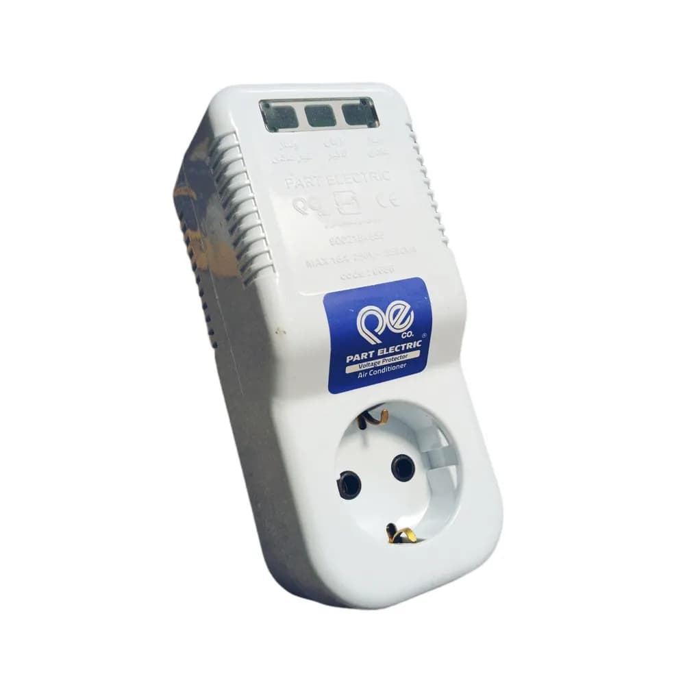 محافظ ولتاژ تکخانه پارت الکتریک کد PE-689 | مناسب کولر گازی، ماشین لباسشویی و ظرفشویی و یخچال — تصویر ۵