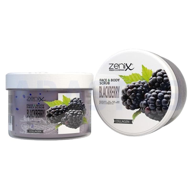 اسکراب بلک بری blackberry زنیکس Zenix مناسب صورت و بدن حجم 275 میلی