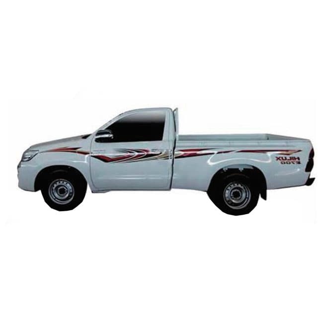 خط کشی بغل تویوتا هایلوکس تک کابین 2005 تا 2015 مدل ZC-HIL-203