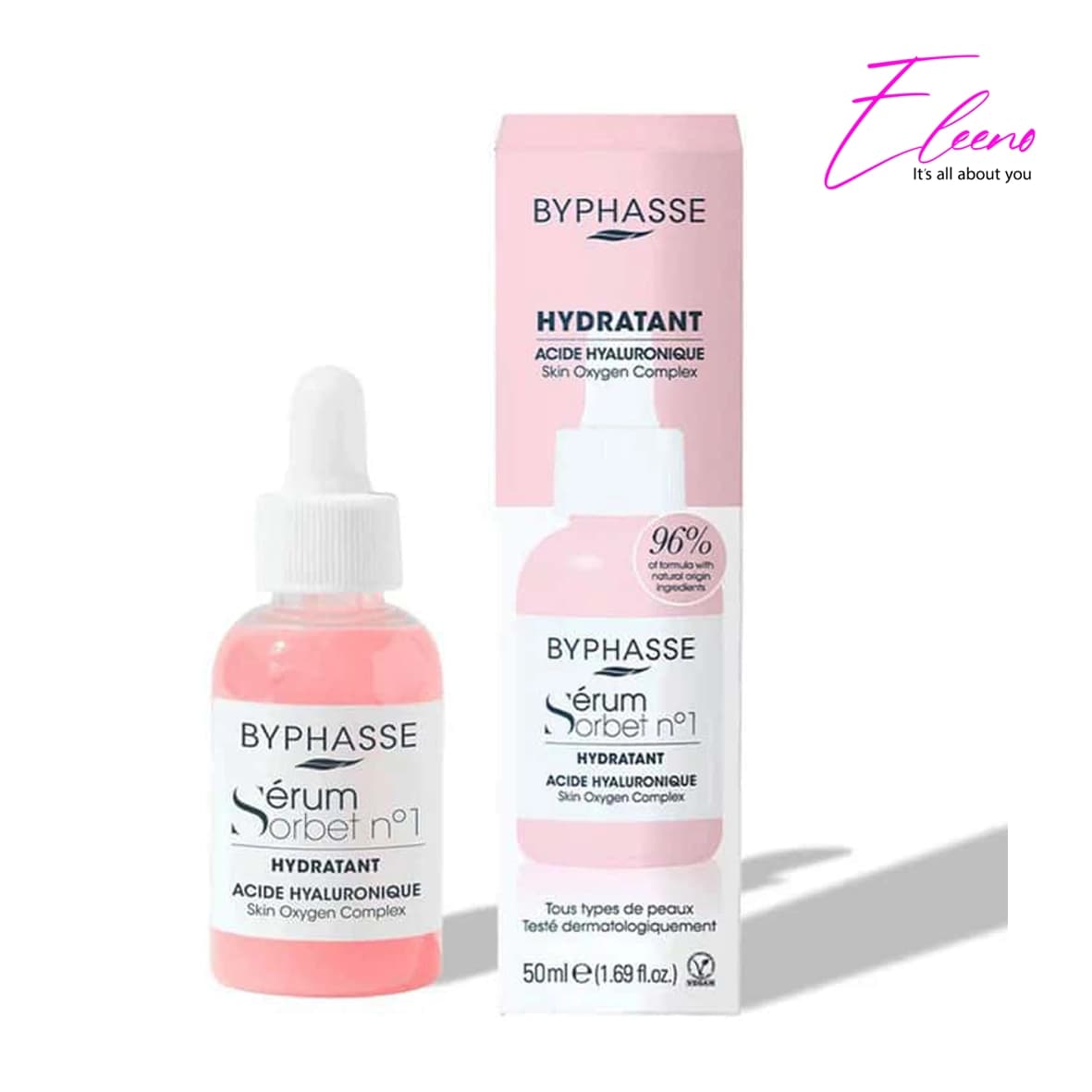 سرم آبرسان هیالورونیک اسید بایفاس مدل Byphasse Sorbet n°1