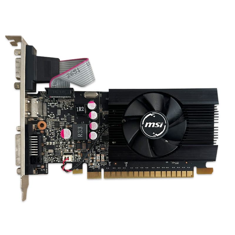 کارت گرافیک MSI GT 710 LP 2G DDR5 64 Bit استوک