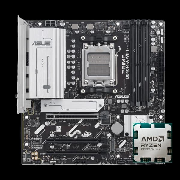 باندل مادربرد و پردازنده AMD Ryzen 5 8500G + ASUS Prime B840M-A WIFI