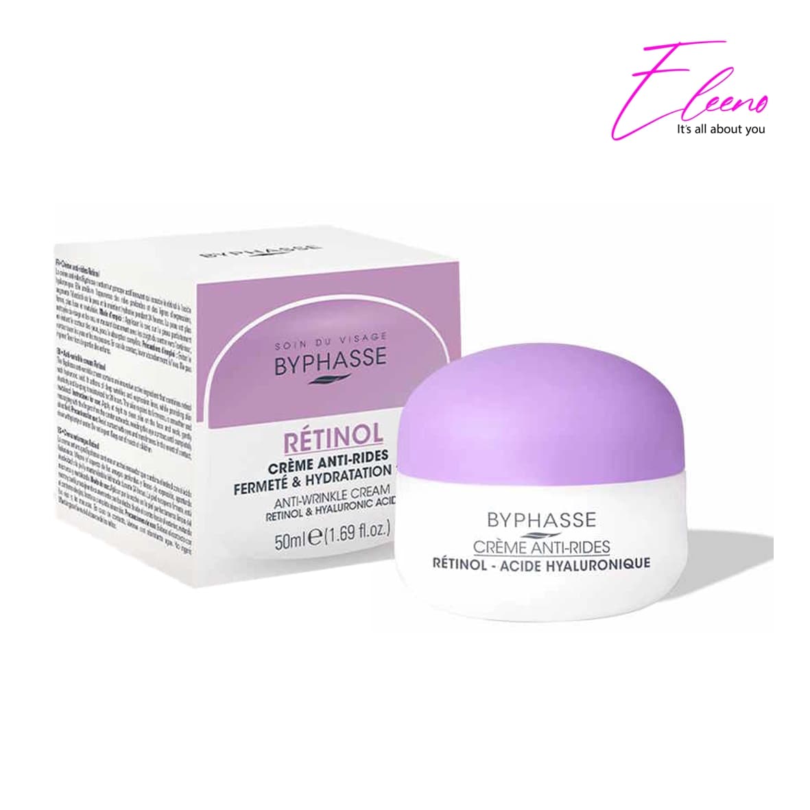 کرم ضدچروک رتینول بایفاس حاوی هیالورونیک اسید Byphasse