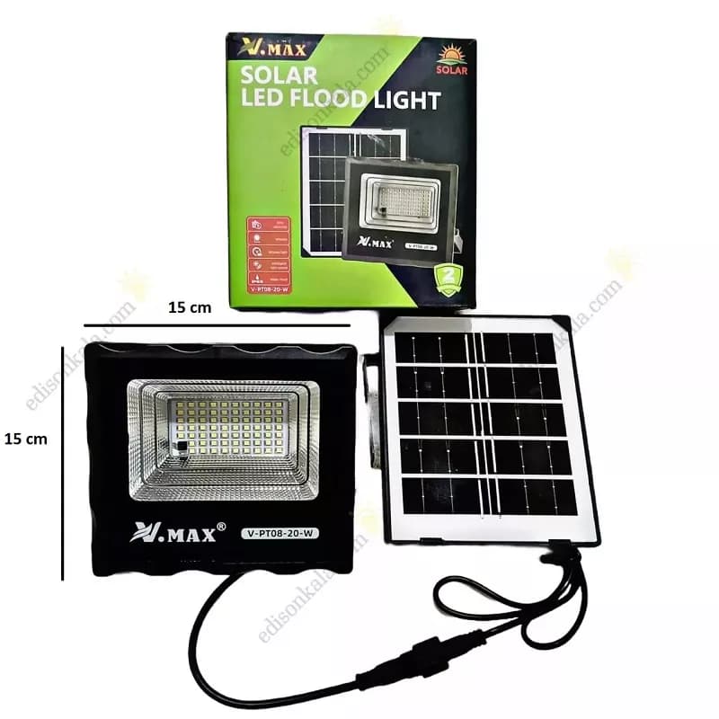پروژکتور 20 وات خورشیدی V-PT08-20W ویمکس با گارانتی 18 ماهه
