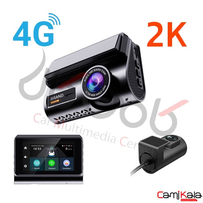 دوربین ثبت وقایع کارفلیکس سیم کارت خور P85 دو دوربین 2K — تصویر ۳